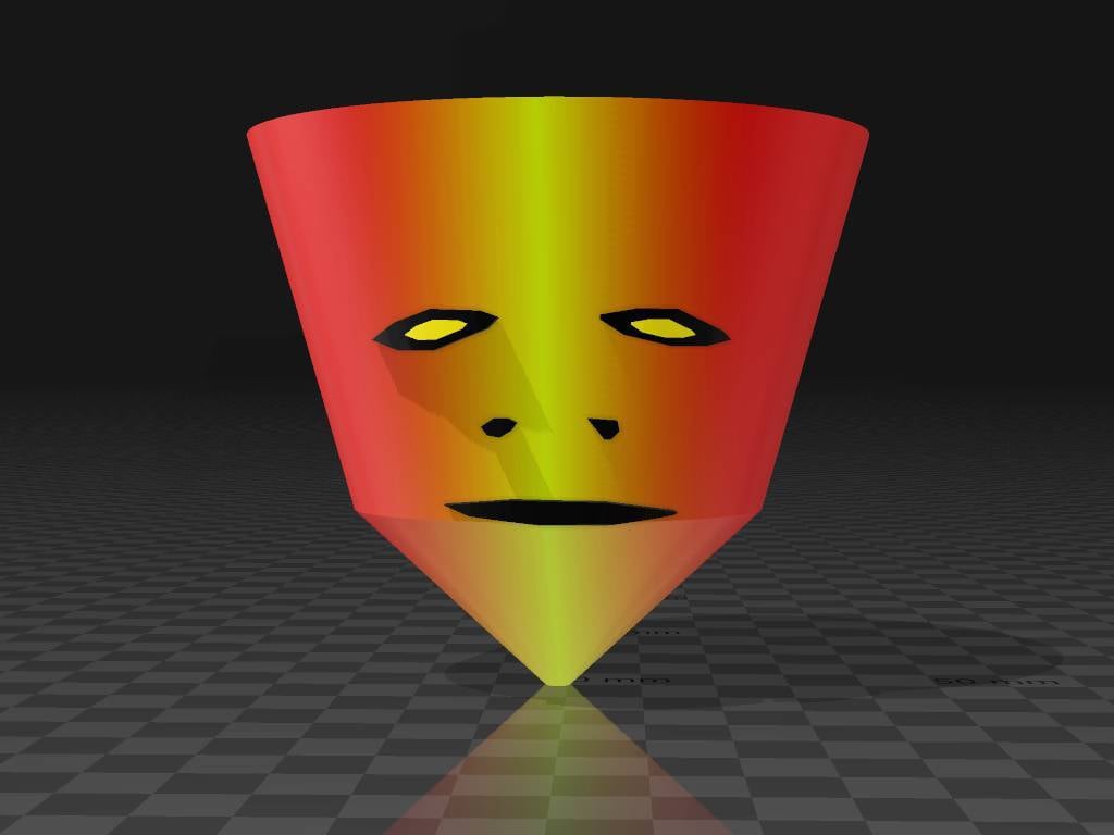 master control programm - spinning crc error 3d model