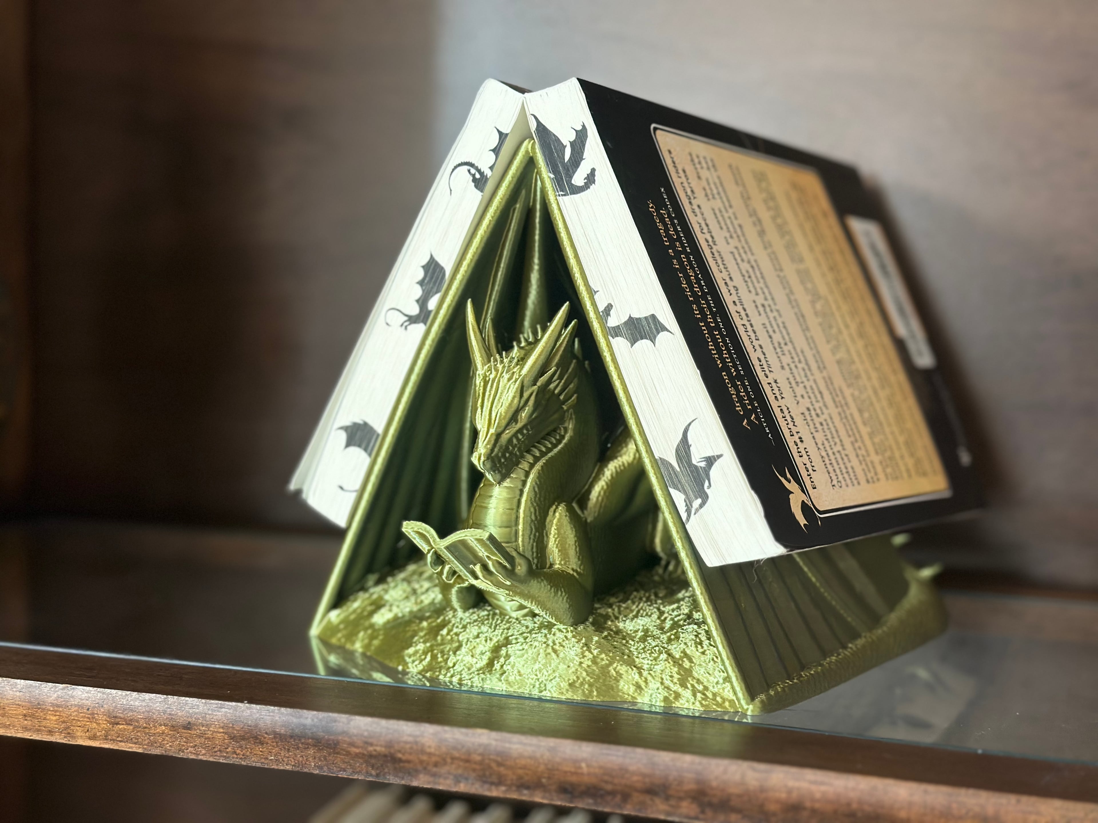 Book Wyrm Page Holder 3d model