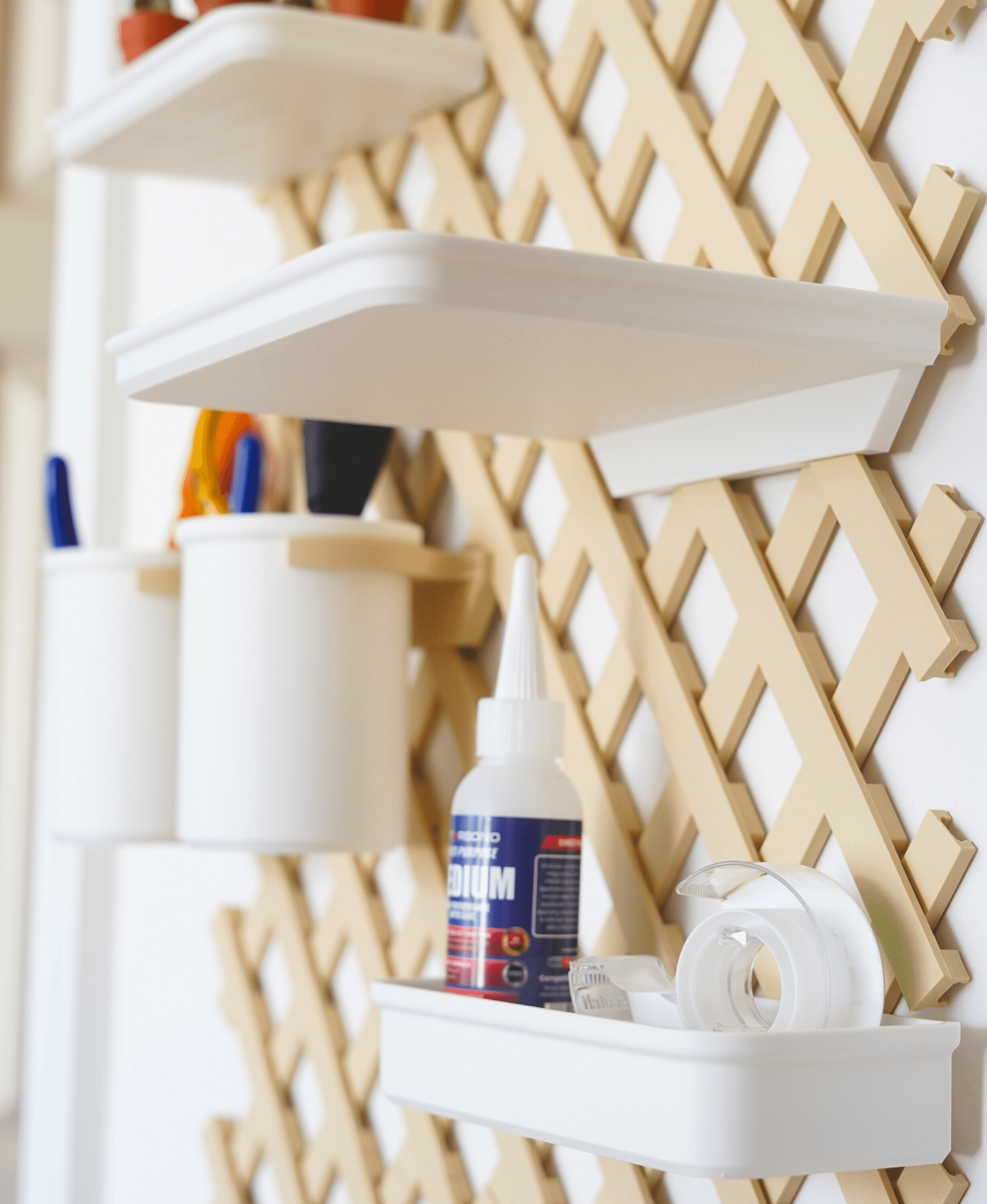 Trellis Storage System - Base Bundle | Pegboard Alternative 3d model