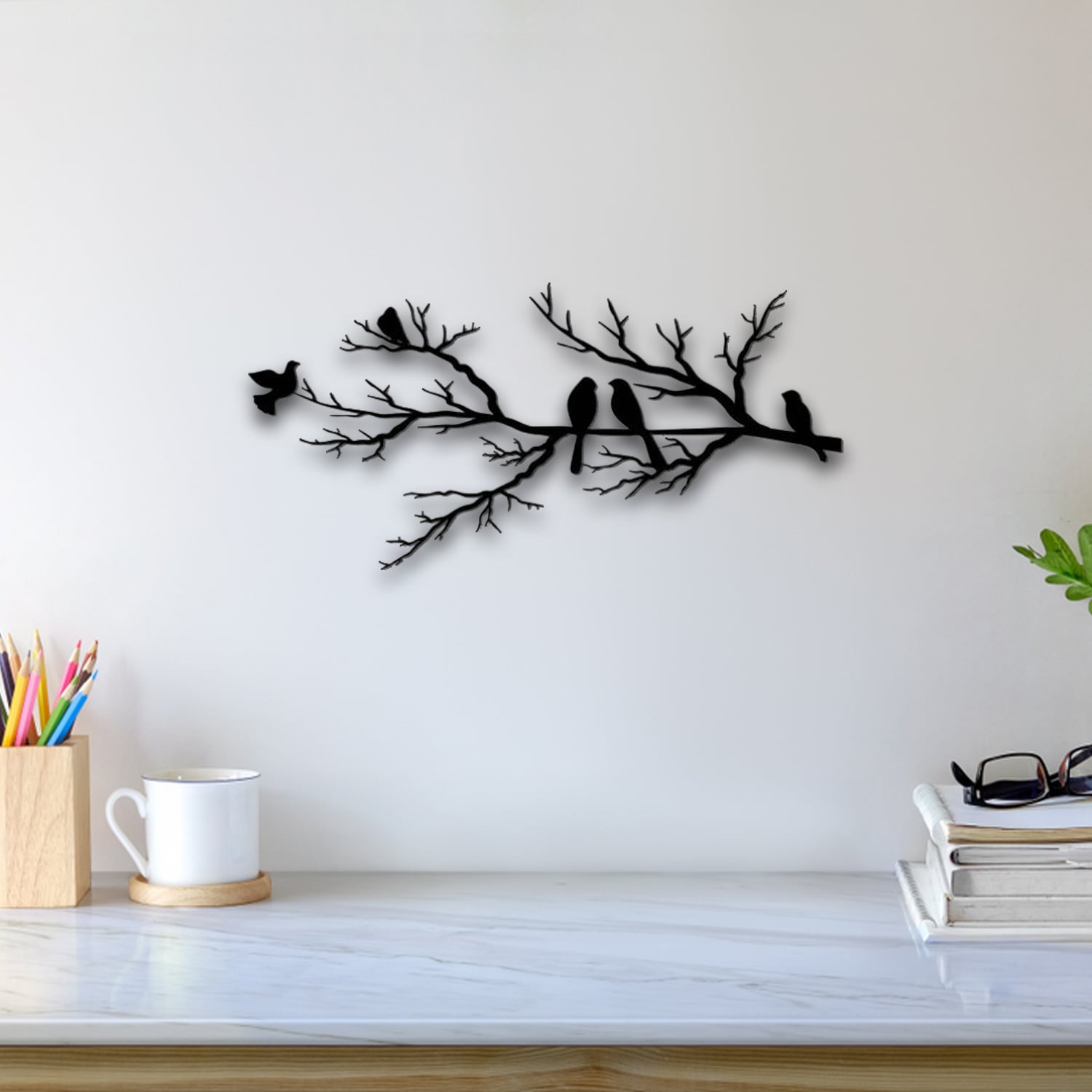 Bird And Tree Wall Art 3d model