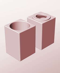 CS68-110-P Stackable pierced component box for creative makers 3d model