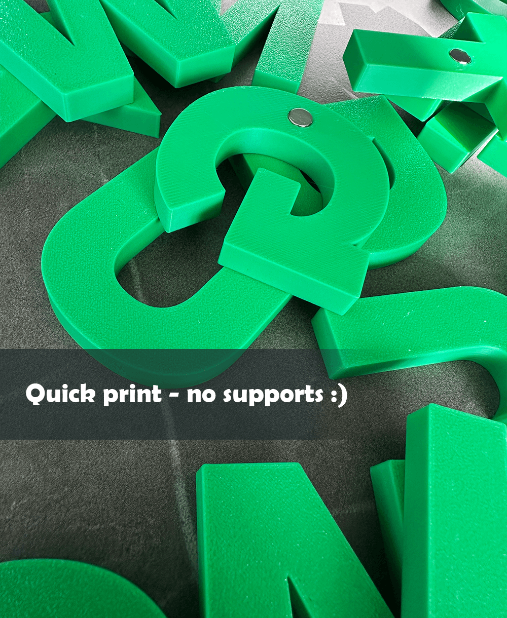 Full ABC Magnets 3d model