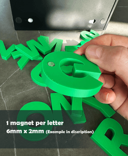 Full ABC Magnets 3d model