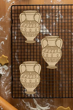 Vase Cookie Cutter, Biscuit Cutter 3d model