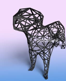 Thin Dog πΆπ 3d model