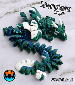 Monstera Leaf Dragon 3d model