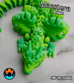 Monstera Leaf Dragon 3d model