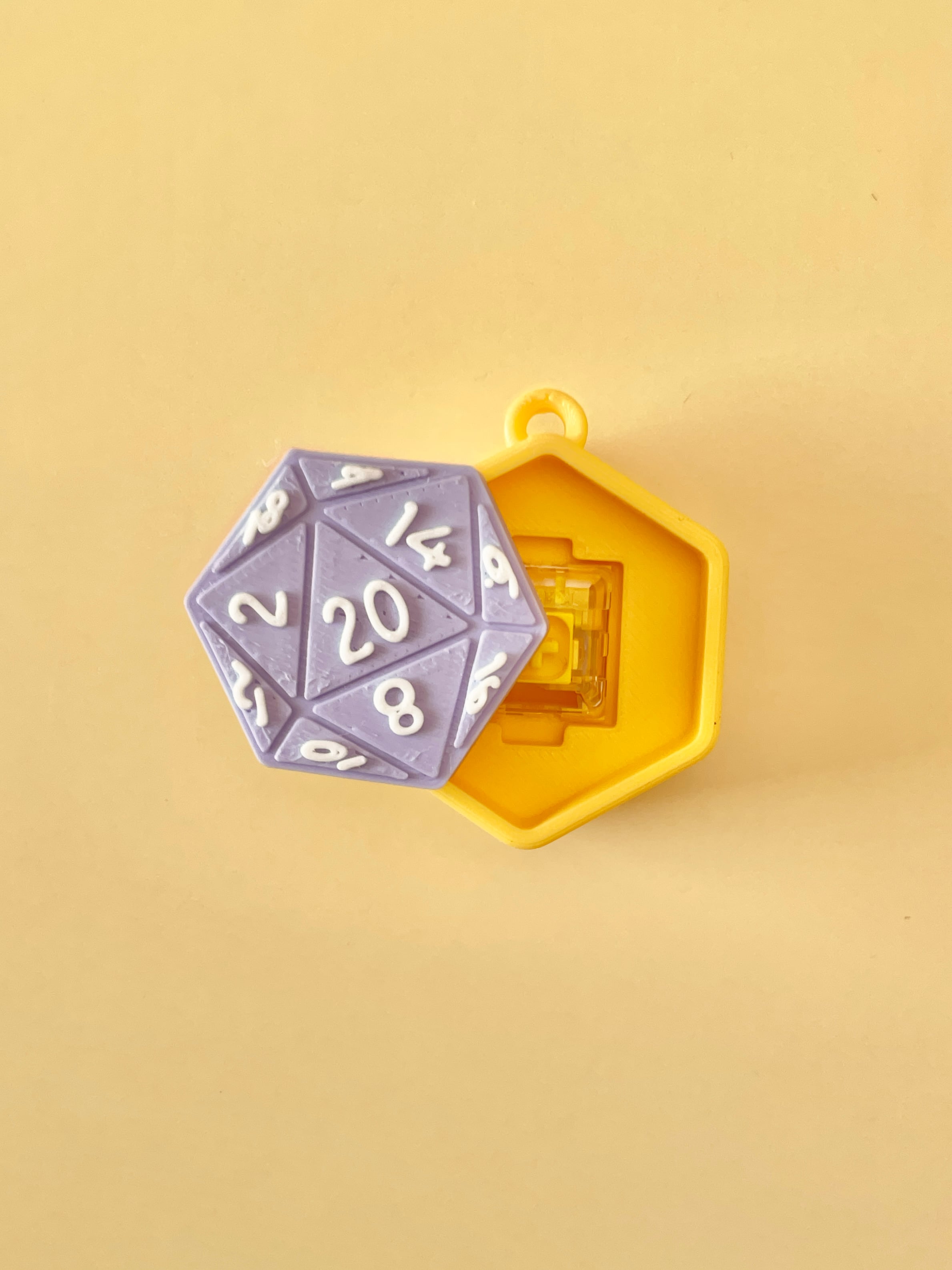 Dice Clicker Keychain Fidget Toy Bundle 3d model