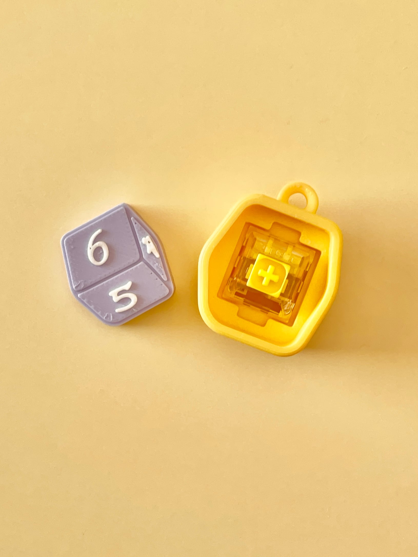 Dice Clicker Keychain Fidget Toy Bundle 3d model