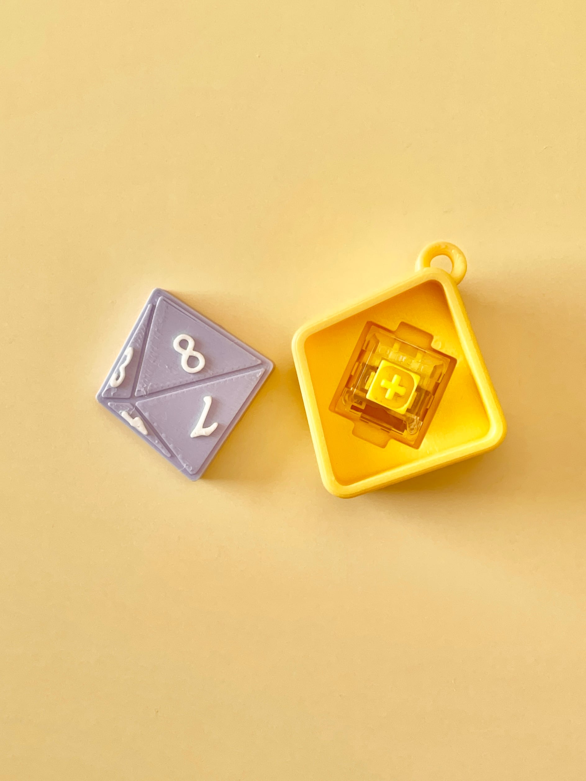 Dice Clicker Keychain Fidget Toy Bundle 3d model