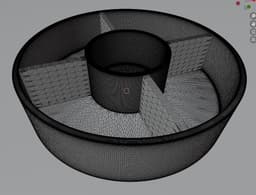 Dry fruits tray 3d model