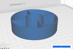 Dry fruits tray 3d model