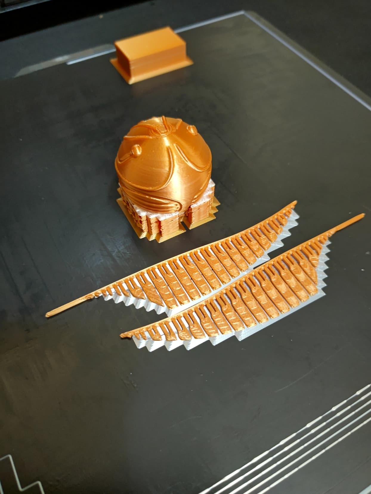 Thanks for the model, loved the electroplating video! Had to make my own, used the bambu lab interface material as the support which worked really well and allowed me to print the wings flat. Painted it later in gold and silver :-)