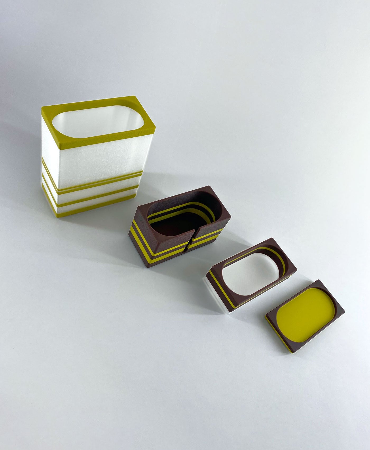 Bedside Lamp With Modular Illuminated Storage - Table Lamp 3d model
