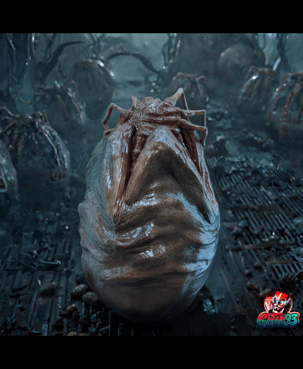 facehugger egg , alien 3d model