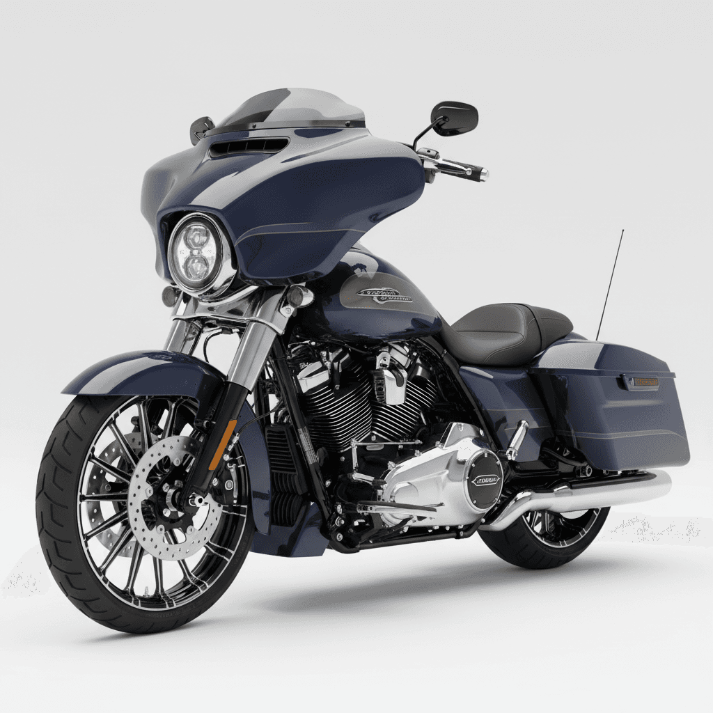 Harley Davidson CVOStreetGlide Touring Motorcycle 3d model