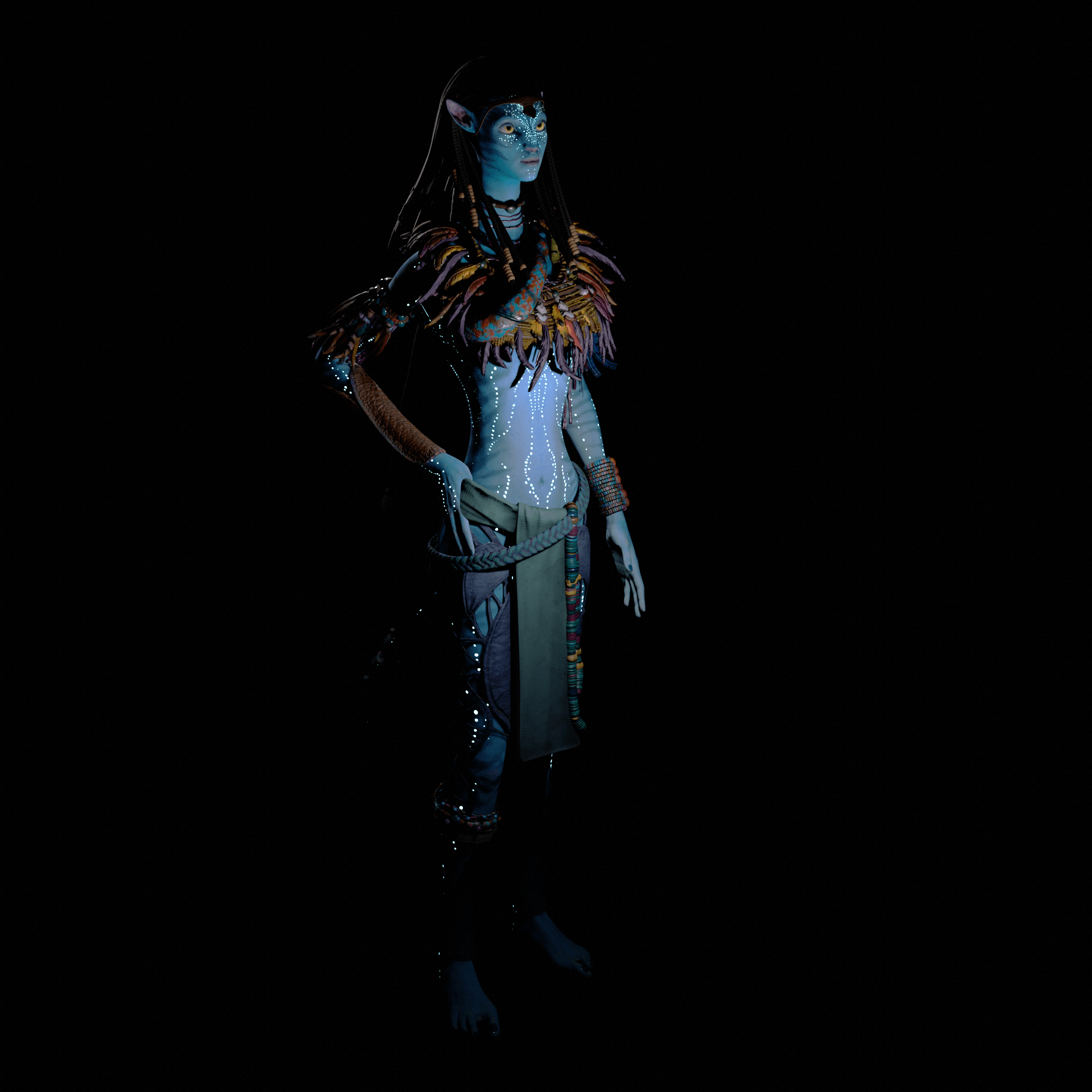 Avatar Female V2 3d model
