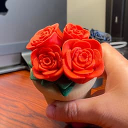 3D Printable Floral Planter 3d model