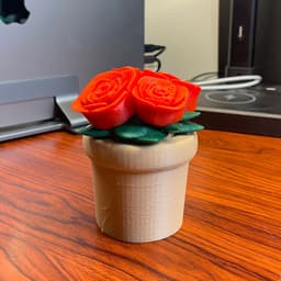 3D Printable Floral Planter 3d model