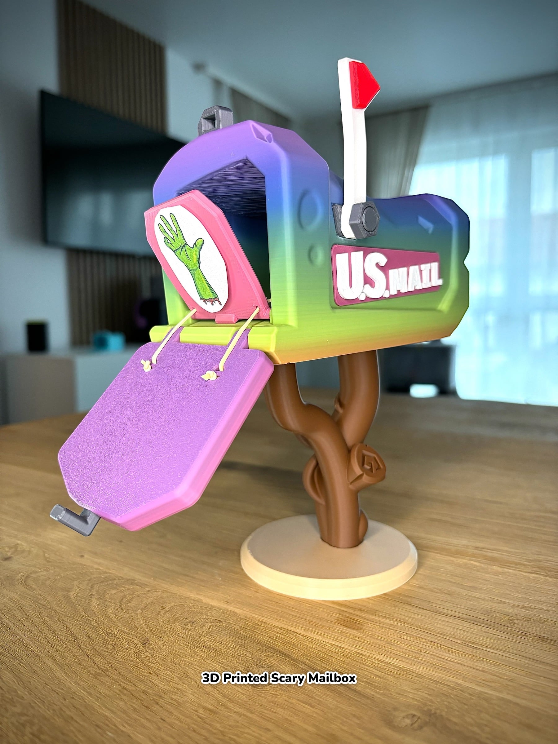 3D Printed Spooky Mailbox 3d model