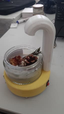 Automatic candle blowing 3d model