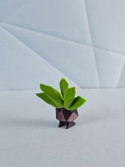 Oddish Low Poly Pokemon 3d model