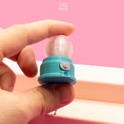 Pocket Gumball Machine Clicker - Retro Decoration Keychain 3d model