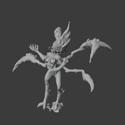 Andariel Diablo 4 Figurine 3d model
