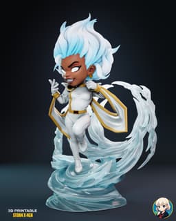 Storm X-Men Chibi - Premium Collectible 3d model