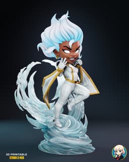 Storm X-Men Chibi - Premium Collectible 3d model