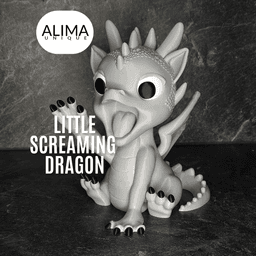 Little screaming dragon 3d model