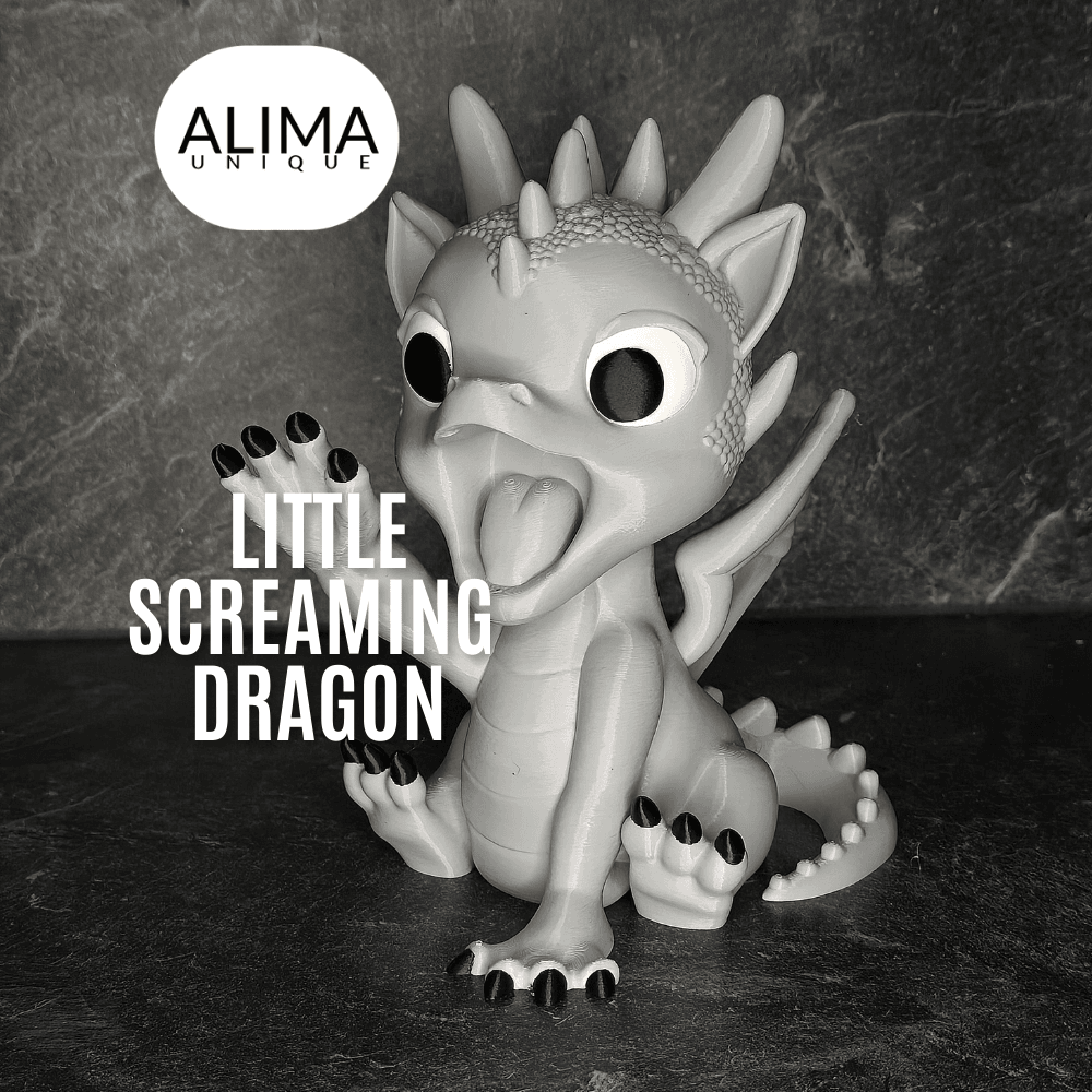 Little screaming dragon 3d model