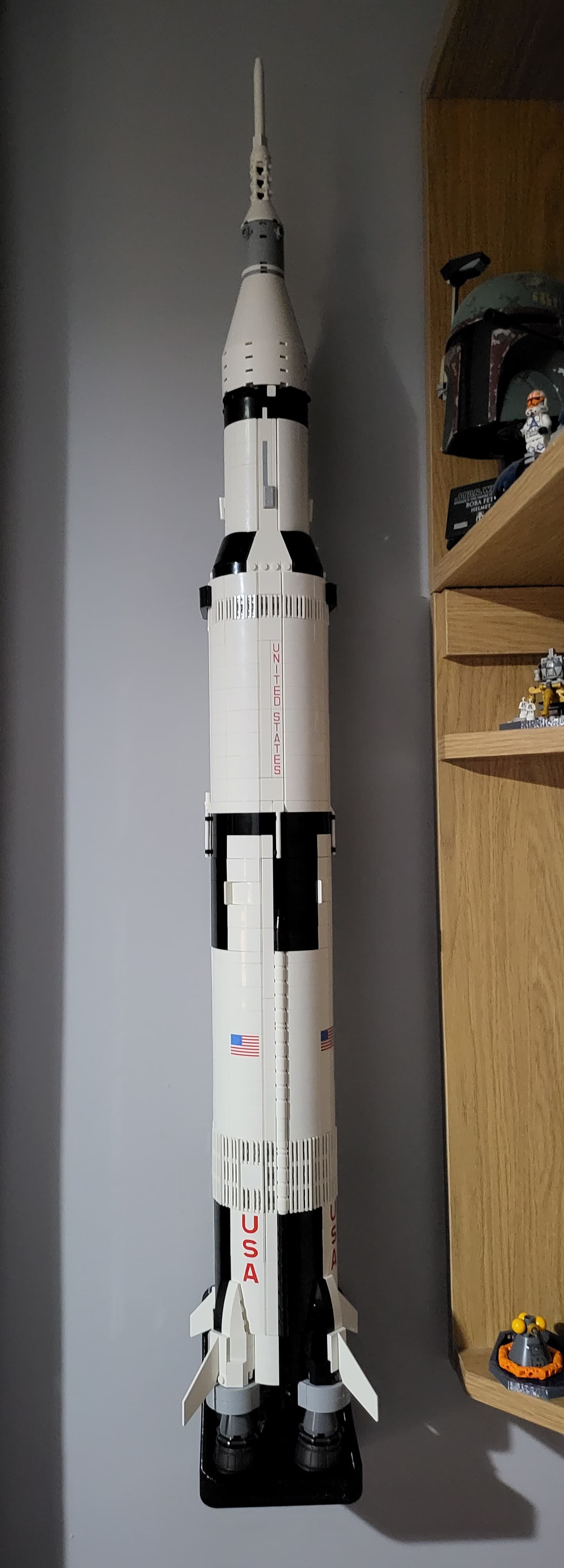Lego 92176 Saturn V Wall Mount (Vertical) 3d model