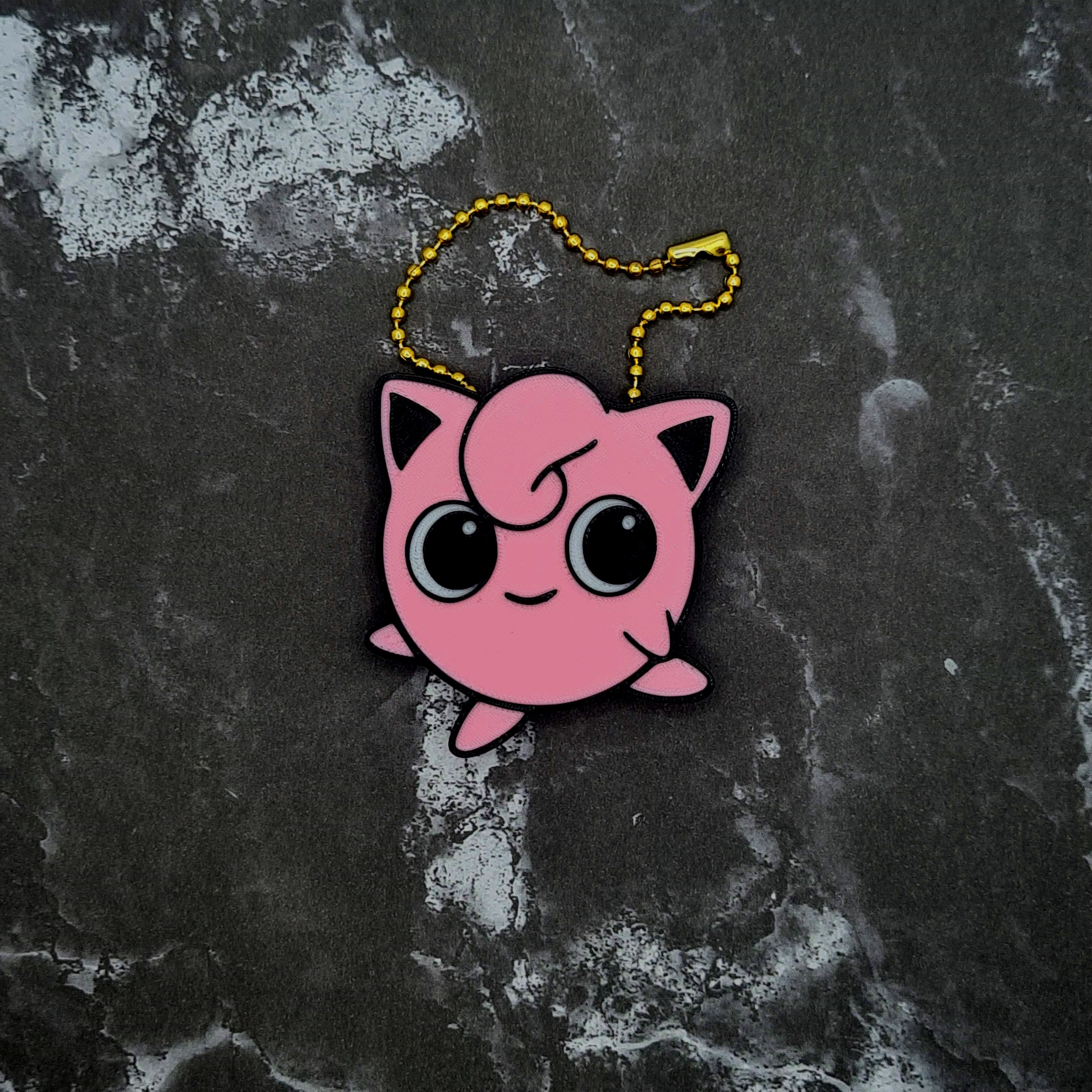 Jigglypuff Keychain 3d model