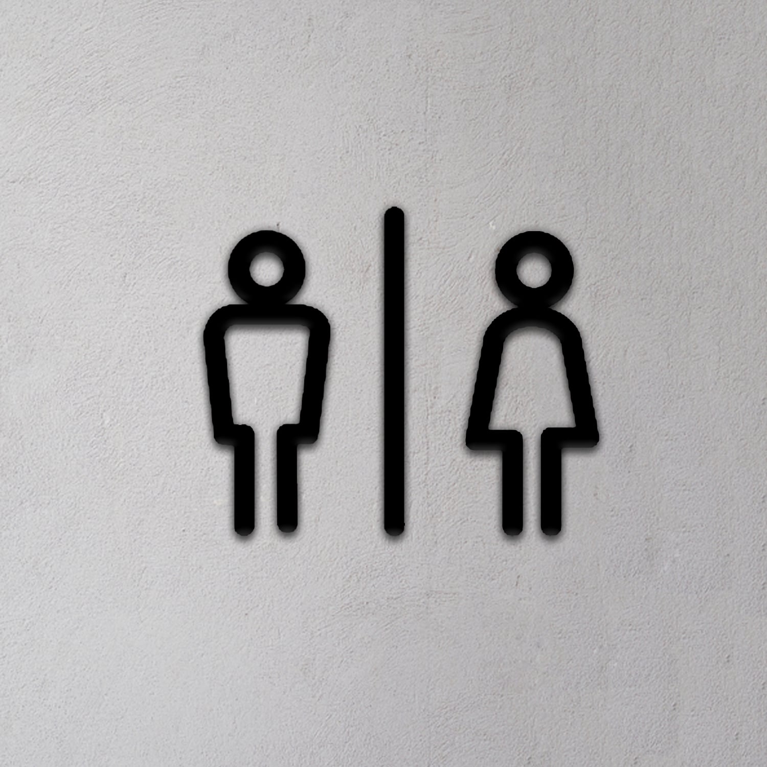 Toilet Sign 3d model