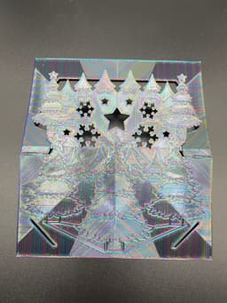 Print Flat Greeting Card or Photo Holder 3d model