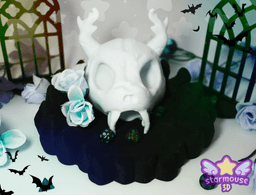 SkullyBoo + Gothic Windows & Dice Tower 3d model