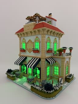 Fulv's Pizza Restaurant (Santa's Pizza) 3d model