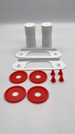 Smooth-Rolling Self-Centering Filament Spool Roller 3d model