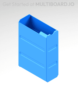 1x3x2 LU - MultiBin Simple Drawer 3d model