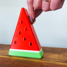 Watermelon Piggy Bank 3d model
