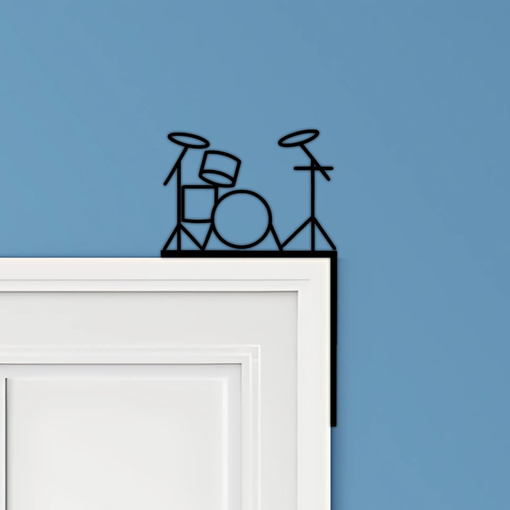 Music Door Corner Decor 3d model