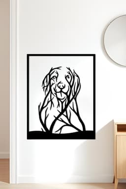Dog Wall Art, Wall Decor, Home Decor 3d model