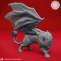 Manticore - Tabletop Miniature 3d model