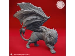 Manticore - Tabletop Miniature 3d model