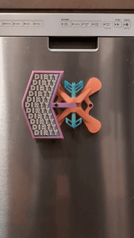 Dishwasher Status Indicator ||CLEAN // DIRTY|| 3d model
