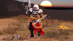 Gothic Sisters: Modular mini (Pose 3) 3d model