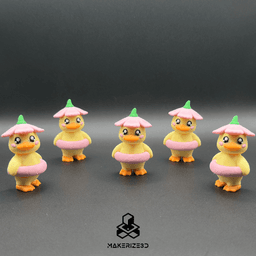 Flexi Summer Duck 3d model