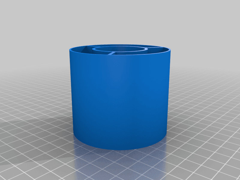 Filamemt spool adapter, 3cm to 6cm 3d model