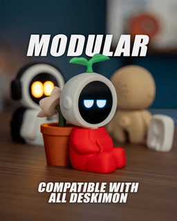 Deskimon - Cute Robots For Your Desk 3d model